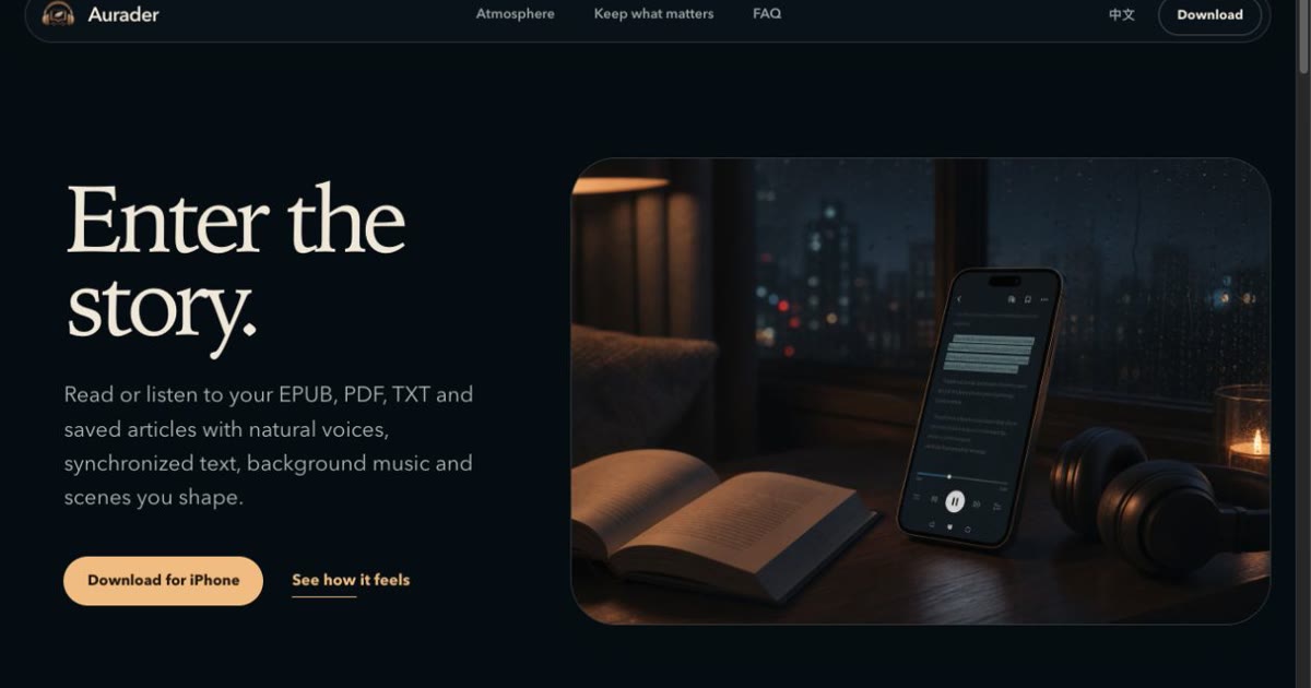 Aurader screenshot 1